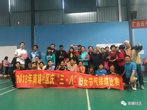 南罐社區(qū)2018年“三八”婦女節(jié)氣排球賽 活力綻放，巾幗風(fēng)采